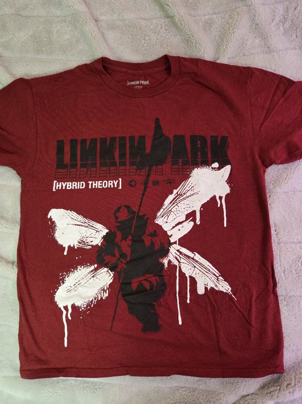 Hot Topic Red Linkin Park Hybrid Theory Graphic Tee
